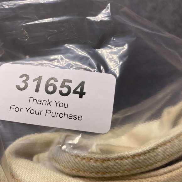 Levis 501 Jeans Men 30x28 Beige Straight Classic Button Light Wash - Picture 13 of 13